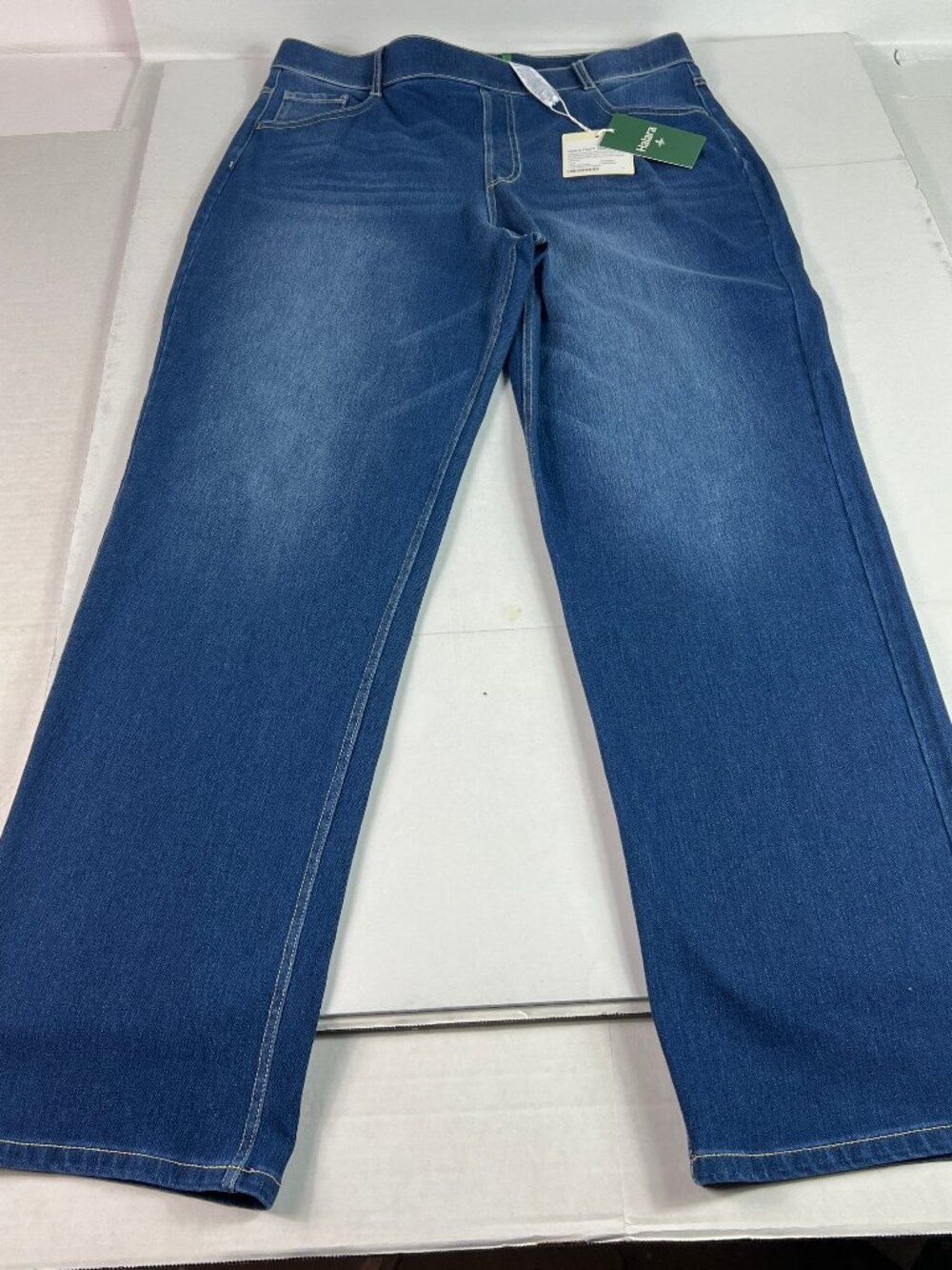 Halara Flex Jeans Women's 33x30* High Rise Straight Blue Stretch Denim Tag XL